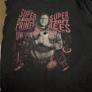 Super Soft Prints Men's Black Graphic T-Shirt